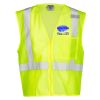 Unisex Single Pocket Zipper Mesh Vest Thumbnail